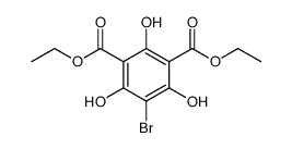 5-bromo-2,4,6-trihydroxy-isophthalic acid diethyl ester结构式