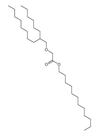 dodecyl 2-(2-hexyldecoxy)acetate结构式