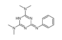 2-N,2-N,4-N,4-N-tetramethyl-6-N-phenyl-1,3,5-triazine-2,4,6-triamine Structure