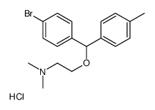 2-[(4-bromophenyl)-(4-methylphenyl)methoxy]ethyl-dimethylazanium,chloride结构式