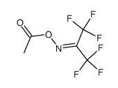 Gemischtes Anhydrid aus Hexafluoracetonoxim/Essigsaeure Structure