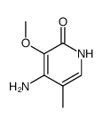 2(1H)-Pyridinone,4-amino-3-methoxy-5-methyl-结构式