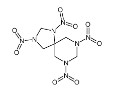 1,3,7,9-tetranitro-1,3,7,9-tetraazaspiro<4.5>decane结构式