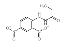 N-(2,4-dinitrophenyl)propanehydrazide结构式