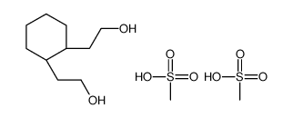 2-[(1S,2S)-2-(2-hydroxyethyl)cyclohexyl]ethanol,methanesulfonic acid Structure