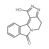 4,5-Dihydro-1H-pyrazolo(4,3:3,4)pyrido(2,1-a)isoindole-1,7(2H)-dione Structure