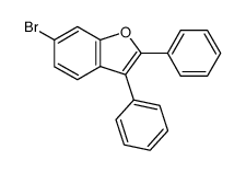 6-bromo-2,3-diphenyl-benzofuran Structure