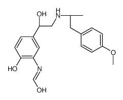 N-[2-hydroxy-5-[(1S)-1-hydroxy-2-[[(2R)-1-(4-methoxyphenyl)propan-2-yl]amino]ethyl]phenyl]formamide Structure