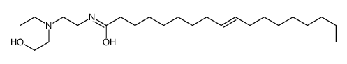 N-[2-[ethyl(2-hydroxyethyl)amino]ethyl]octadec-9-enamide结构式