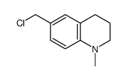 1,2,3,4-Tetrahydro-1-methyl-6-quinolinemethanol structure