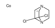 dichloro(1,4-diazabicyclo[2.2.2]octane-N1)cobalt结构式