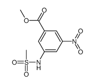 methyl 3-(methanesulfonamido)-5-nitrobenzoate结构式