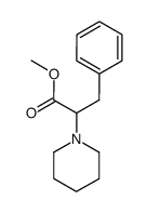 3-phenyl-2-piperidin-1-yl-propionic acid methyl ester结构式