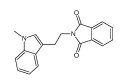 2-[2-(1-methylindol-3-yl)ethyl]isoindole-1,3-dione Structure