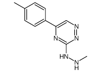 1-methyl-2-[5-(4-methylphenyl)-1,2,4-triazin-3-yl]hydrazine结构式