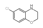 6-氯-3,4-二氢-2H-1,4-苯并噁嗪结构式