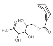 Psicose, 1-deoxy-, 6-benzoate, D- (8CI)结构式