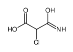 3-amino-2-chloro-3-oxopropionic acid structure