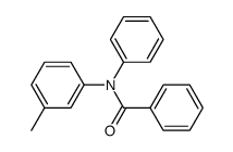 N-(3-Methylphenyl)-N-phenylbenzamide结构式