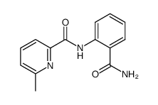 2-Pyridinecarboxamide,N-[2-(aminocarbonyl)phenyl]-6-methyl-(9CI) picture