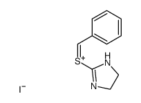 (Z)-benzylidene(4,5-dihydro-1H-imidazol-2-yl)sulfonium iodide结构式