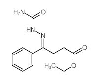 Benzenebutanoicacid, g-[2-(aminocarbonyl)hydrazinylidene]-,ethyl ester结构式