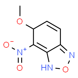 2,1,3-Benzoxadiazole,1,6-dihydro-6-methoxy-7-nitro-(9CI) Structure
