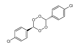 (3r,6r)-3,6-bis(4-chlorophenyl)-1,2,4,5-tetraoxane结构式