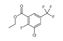 Ethyl 3-chloro-2-fluoro-5-(trifluoromethyl)benzoate structure