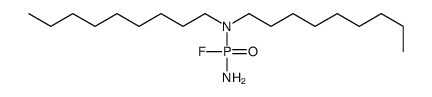 N-[amino(fluoro)phosphoryl]-N-nonylnonan-1-amine结构式