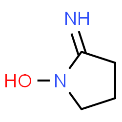 2-Pyrrolidinimine,1-hydroxy-(9CI) structure