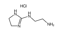 N-(4,5-dihydro-1H-imidazol-2-yl)ethane-1,2-diamine dihydrochloride Structure