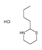 2-Butyltetrahydro-2H-1,3-thiazine hydrochloride结构式