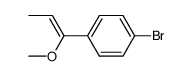 1-bromo-4-(1-methoxyprop-1-en-1-yl)benzene Structure