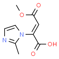 Fumaric acid, (2-methylimidazol-1-yl)-, 4-methyl ester (8CI) Structure