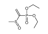 1-diethoxyphosphoryl-1-methylsulfinylethene Structure