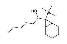 n-pentyl[7-(trimethylsilyl)bicyclo[4.1.0]hept-7-yl]methanol结构式