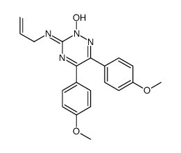 2-hydroxy-5,6-bis(4-methoxyphenyl)-N-prop-2-enyl-1,2,4-triazin-3-imine Structure
