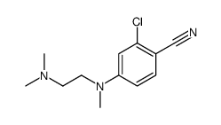 2-chloro-4-[2-(dimethylamino)ethyl-methylamino]benzonitrile Structure