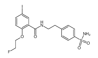 2-(2-Fluoro-ethoxy)-5-iodo-N-[2-(4-sulfamoyl-phenyl)-ethyl]-benzamide Structure