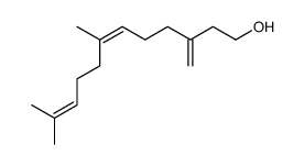 3-methylene-7Z,11-dimethyl-6,10-dodecadien-1-ol Structure