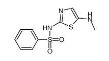 N-[5-(methylamino)-1,3-thiazol-2-yl]benzenesulfonamide Structure