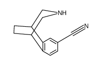 1,5-Ethano-1H-3-benzazepine-7-carbonitrile, 2,3,4,5-tetrahydro Structure