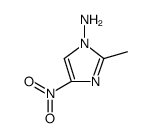 1H-IMIDAZOL-1-AMINE, 2-METHYL-4-NITRO-结构式