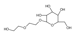 2-(2-hydroxyethoxy)ethyl D-glucopyranoside Structure