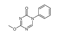 4-methoxy-1-phenyl-1,3,5-triazin-2-one结构式