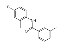 N-(4-Fluoro-2-Methylphenyl)-3-Methylbenzamide structure