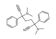 2,5-Bis(dimethylamino)-2,5-diphenyladiponitrile Structure