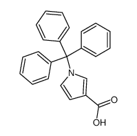 1-tritylpyrrole-3-carboxylic acid Structure