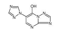 [1,2,4]Triazolo[1,5-a]pyrimidin-7-ol, 6-(1H-1,2,4-triazol-1-yl)结构式